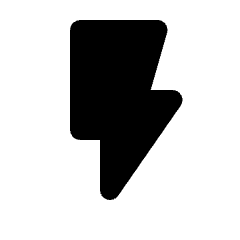 Flash On Fill Icon from Rounded Fill - Material Pro Set