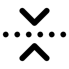 Flip Vertical Icon from Rounded Line - Material Pro Set