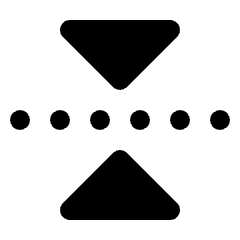 Flip Vertical Alt Fill Icon from Rounded Fill - Streamline Material Set