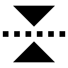 Flip Vertical Alt Fill Icon from Sharp Fill - Material Pro Set