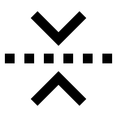 Flip Vertical Fill Icon from Sharp Fill - Streamline Material Set