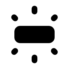 Fluorescent Fill Icon from Rounded Fill - Material Pro Set