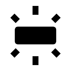 Fluorescent Fill Icon from Outlined Fill - Material Pro Set