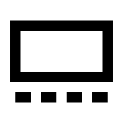 Gallery View Icon from Sharp Line - Streamline Material Set
