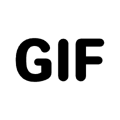 Gif Fill Icon from Rounded Fill - Streamline Material Set