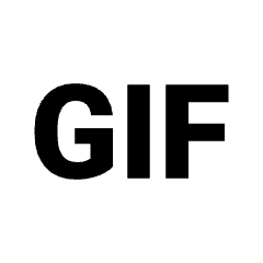 Gif Fill Icon from Sharp Fill - Streamline Material Set
