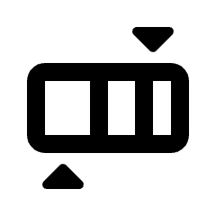 Gradient Slider Icon from Rounded Line - Material Pro Set