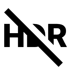 Hdr Off Icon from Sharp Line - Material Pro Set