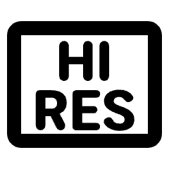 High Res Icon from Rounded Line - Streamline Material Set