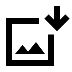 Image Download Icon from Sharp Line - Material Pro Set