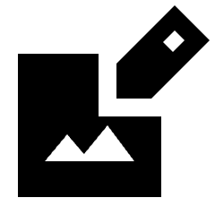 Image Edit Fill Icon from Sharp Fill - Material Pro Set