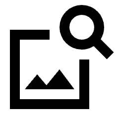 Image Search Icon from Sharp Line - Streamline Material Set