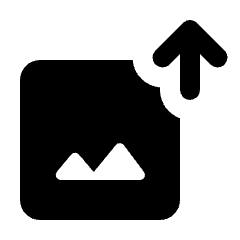 Image Upload Fill Icon from Rounded Fill - Material Pro Set