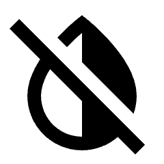 Invert Colors Off Fill Icon from Sharp Fill - Streamline Material Set