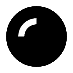 Lens Fill Icon from Sharp Fill - Streamline Material Set