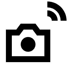 Linked Camera Icon from Sharp Line - Streamline Material Set