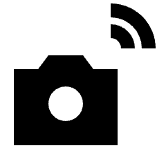 Linked Camera Fill Icon from Sharp Fill - Streamline Material Set