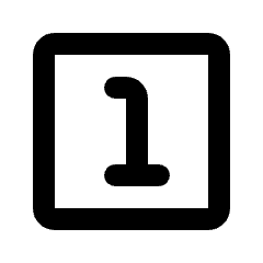 Looks One Icon from Rounded Line - Streamline Material Set