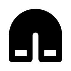Magnet Fill Icon from Rounded Fill - Streamline Material Set