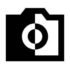 Monochrome Photos Fill Icon from Sharp Fill - Material Pro Set