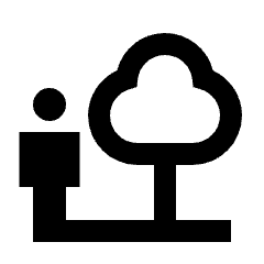 Nature People Icon from Sharp Line - Streamline Material Set