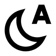 Night Sight Auto Icon from Sharp Line - Streamline Material Set