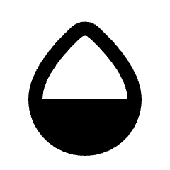 Opacity Fill Icon from Rounded Fill - Streamline Material Set