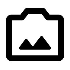 Photo Camera Back Icon from Rounded Line - Material Pro Set