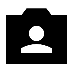 Photo Camera Front Fill Icon from Sharp Fill - Material Pro Set