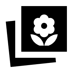 Photo Prints Fill Icon from Sharp Fill - Streamline Material Set