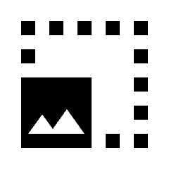 Photo Size Select Small Icon from Sharp Line - Streamline Material Set