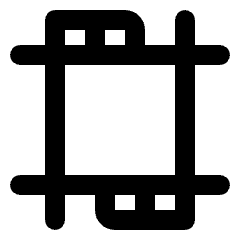 Registration Color Icon from Rounded Line - Streamline Material Set