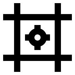 Registration Marks Icon from Sharp Line - Streamline Material Set