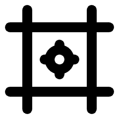 Registration Marks Icon from Rounded Line - Streamline Material Set