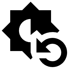 Reset Brightness Fill Icon from Sharp Fill - Material Pro Set