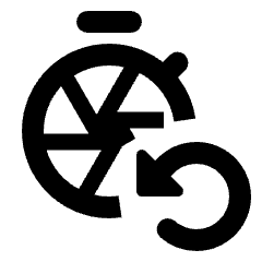 Reset Shutter Speed Icon from Rounded Line - Streamline Material Set