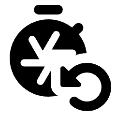 Reset Shutter Speed Fill Icon from Rounded Fill - Streamline Material Set