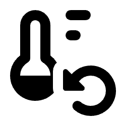 Reset White Balance Icon from Rounded Line - Material Pro Set