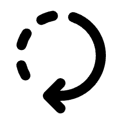 Rotate Right 2 Icon from Rounded Line - Material Pro Set