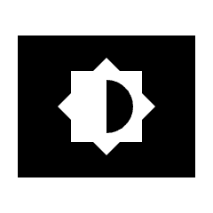 Settings Brightness Fill Icon from Sharp Fill - Streamline Material Set