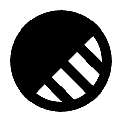 Shadow Bottom Right Fill Icon from Rounded Fill - Streamline Material Set