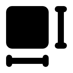 Sizing Fill Icon from Rounded Fill - Streamline Material Set