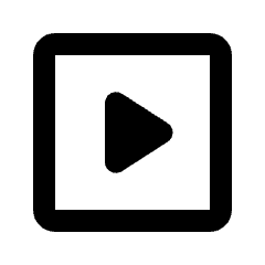 Slideshow Icon from Rounded Line - Streamline Material Set