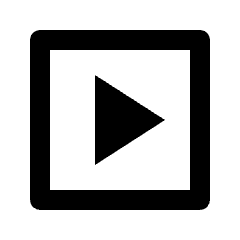 Slideshow Icon from Outlined Line - Streamline Material Set