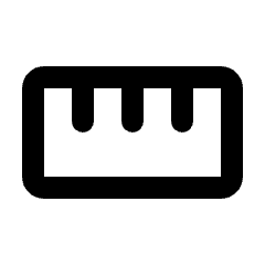 Straighten Icon from Rounded Line - Material Pro Set