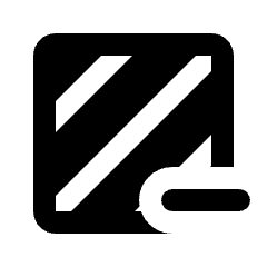 Texture Minus Fill Icon from Rounded Fill - Streamline Material Set