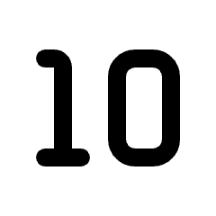 Timer 10 Icon from Rounded Line - Material Pro Set