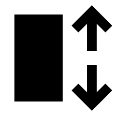 Transform Height Fill Icon from Sharp Fill - Streamline Material Set