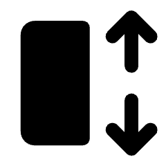 Transform Height Fill Icon from Rounded Fill - Material Pro Set