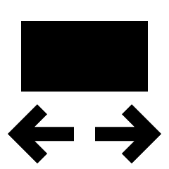 Transform Width Fill Icon from Sharp Fill - Material Pro Set